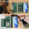 thumbnail image 3 of for Samsung Galaxy F42 Phone Case Wallet Protective Case leather Cover with magnetic closed credit card slot shockproof protection phone case, 3 of 6