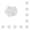 thumbnail image 1 of Bearachild 10 Uds. De flores de margaritas de arcilla artesanal, duradero, autoensamblaje, pequeño adorno hecho a mano, adornos vívidos, Decoración del hogar Blanco, 1 of 6