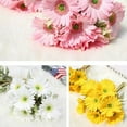 thumbnail image 5 of FRCOLOR 7Pcs African Daisy Flower Yellow 12.6*9.4in Plastic Pu Iron Wire Home Decorative Accessories Festivals, 5 of 8