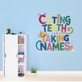 thumbnail image 2 of Cuting Teeth And Taking Names Bold Motivational Powerful Fierce Quote Wall Art Sticker Designs Vinyl Stickers For Home House Walls Rooms Windows Bedroom Decoration Size (12x12 inch), 2 of 3