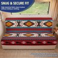 thumbnail image 2 of XYZCANDO Southwestern Tribal Print RV Dinette Cushion Covers, Stretch Washable Camper Bench Seat & Backrest Slipcovers Set for Travel Trailer Interior Protection, 2 of 7