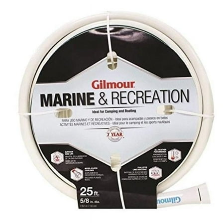 50 ft. Heavy-duty Garden Hose, White