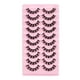 thumbnail image 1 of Pestañas postizas de estilo popular, marcas privadas, extensiones de pestañas de visón sintético, tiras de pestañas con rizo profundo, 1 of 5