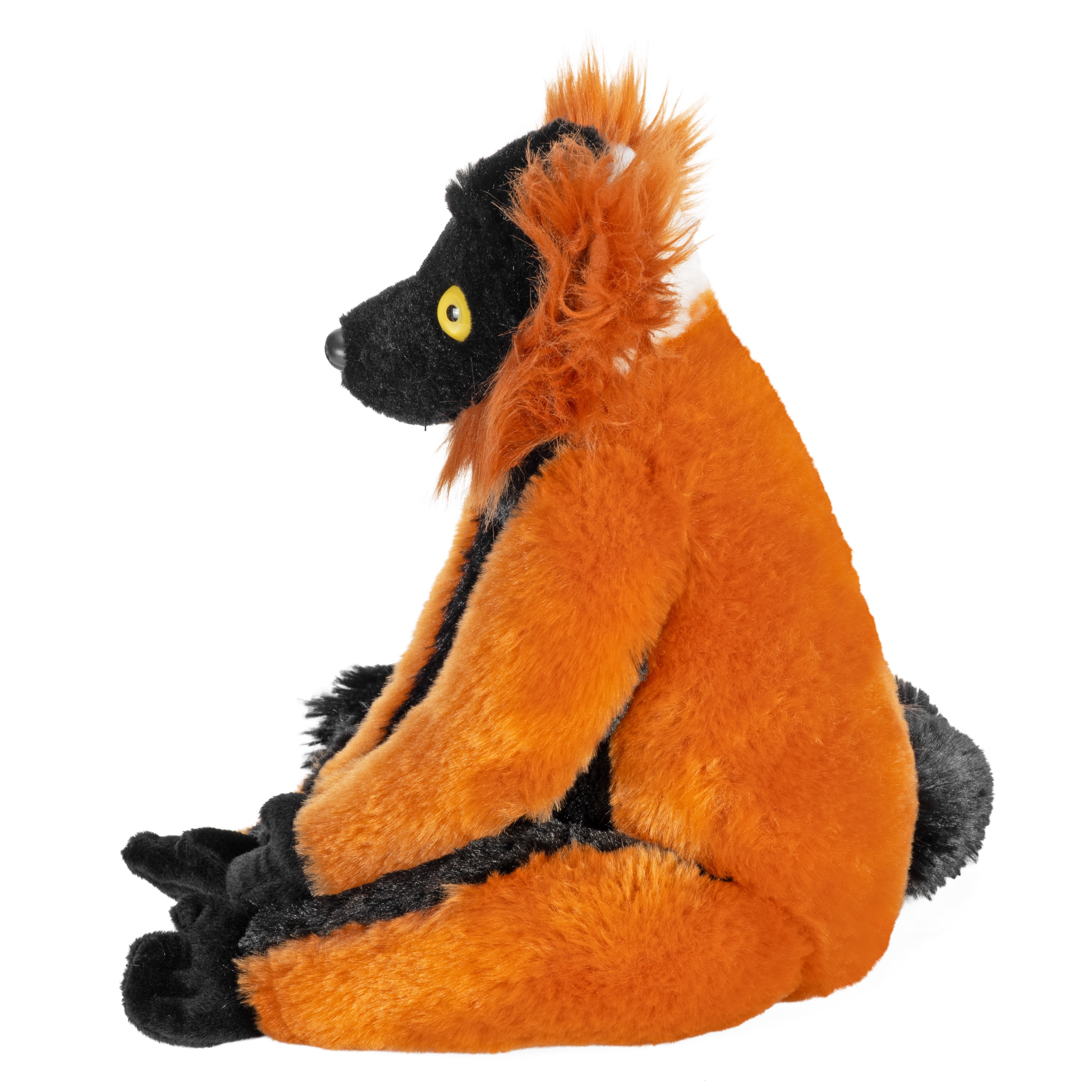 Wild Republic Lemur Red Ruffed, Cuddlekins, Stuffed Animal, 12 Inches, Gift for Kids, Plush Toy, Fill is Spun Recycled Water Bottles