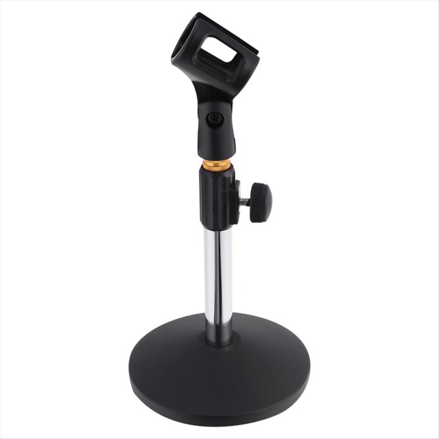 Soporte de Micrófono de Escritorio para Soporte de Micrófono, Soporte de Escritorio con Base Metálica para Transmisión en en Casa, Conferencia en Línea