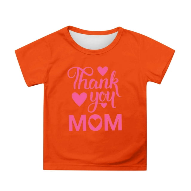 Bouquet Cute Printed Girls' Solid Color Casual Top