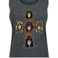 thumbnail image 3 of Guns N' Roses - Skull Cross AFD - Women's Racerback Tank Top, 3 of 5