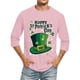 thumbnail image 2 of Camisetas de Manga Larga para Hombres, Día de San Patricio Impreso 3/4 Manga Camiseta de Fitness, Mezcla de Algodón Casual, 2 of 9