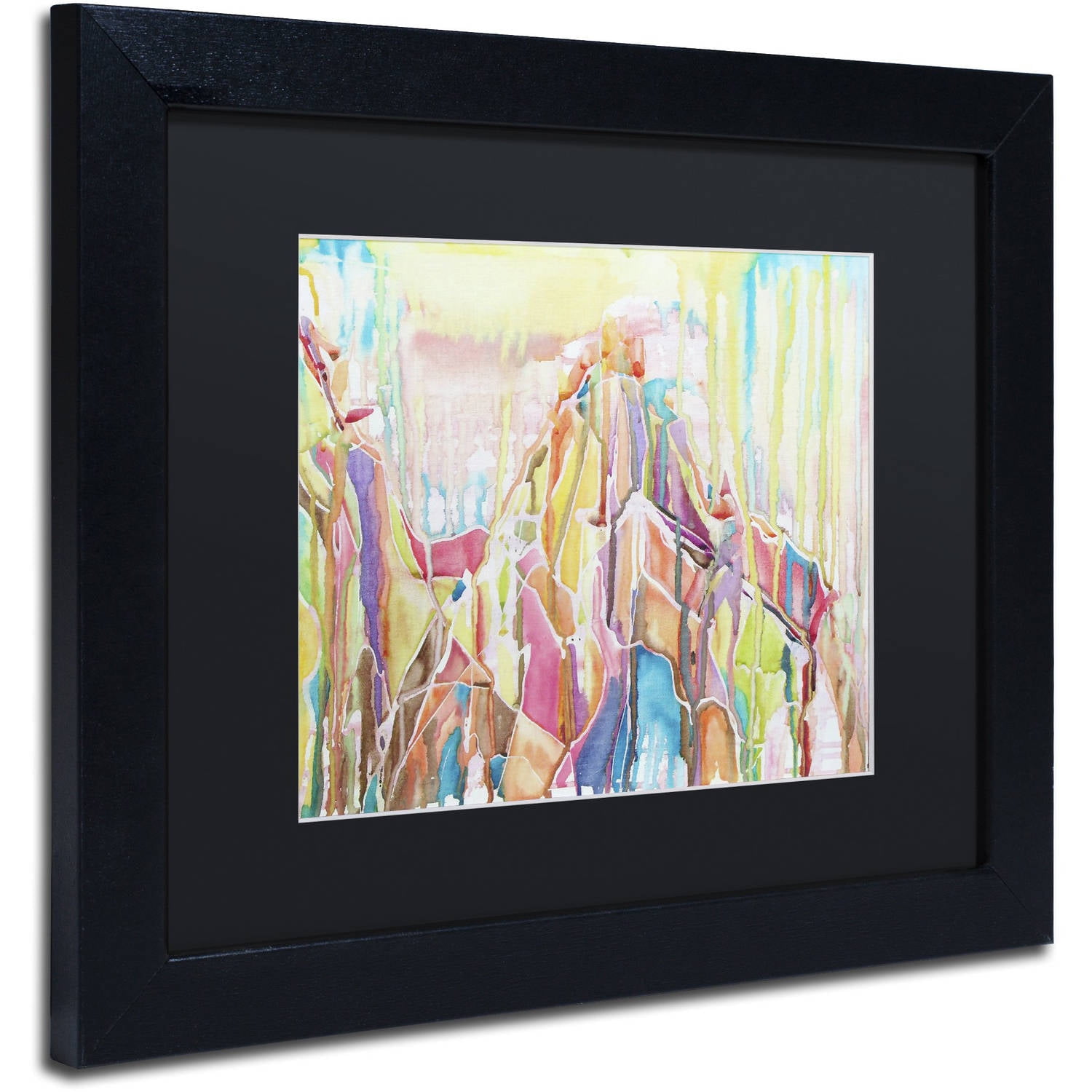 Trademark Fine Art "Sedona" Canvas Art by Lauren Moss Black Matte, Black Frame