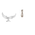 thumbnail image 1 of Escultura de ángel,Estatua de ángel para decoración del hogar,manualidades,color blanco,Escultura de ángel Figura de resina Regalos decorativos,Pareja en miniatura,Pareja de enamorados, 1 of 8