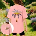 thumbnail image 2 of MAIHAN Teen Girl Shirts Graphic Tee Short Sleeve Round Neck Back To School Shirt Cute Summer Top Oversized Comfort Shirts, 2 of 7