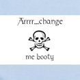 thumbnail image 2 of CafePress - Change Me Booty Pirate Infant Bodysuit - Baby Light Bodysuit, Size Newborn - 24 Months, 2 of 4
