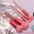 thumbnail image 3 of UPOUART 5Set Makeup Brushes Cosmetics Brush Set Candy Shaped Handle Fiber Material Charming Daily Use, 3 of 8