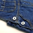 thumbnail image 6 of KIDSCOOL SPACE Baby Boys Denim Shorts,Toddler Little Girls Soft Jeans Summer Shortalls,Blue,18-24 Months, 6 of 7