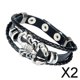 thumbnail image 1 of Brazalete de cuero Salvador Cuero Gótico 2 piezas, 1 of 10