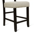 thumbnail image 5 of Furniture of America Freiden Upholstered Bar Chairs - Set of 2, Black, 5 of 9