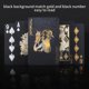 thumbnail image 2 of Cool Black Playing Cards, Waterproof Poker with Dollar Pattern, Black-Gold Foil Cards with Box, Great for Magic & Party, 2 of 4