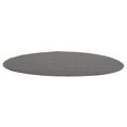 thumbnail image 4 of Mantel individual tejido redondo de PVC, manteles individuales, vajilla, posavasos, herramienta de cocina (gris), 4 of 8