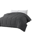 thumbnail image 4 of BedTreat Down Alternative Comforter with Corner Tabs - All Season Quilted Twin Size 240 GSM Grey Comforter, Machine Washable Microfiber Bedding, 4 of 8