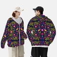 thumbnail image 6 of Sigee Colorful Mexican Print UPF50+ Men's Sun Protection Hoodie Shirt SPF UV Shirt Long Sleeve Fishing Outdoor Lightweight, S-3XL, 6 of 9