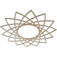 thumbnail image 2 of Ekena Millwork 40"OD x 15 3/8"ID x 3/8"T Eleanor Wood Fretwork Pierced Ceiling Medallion, Hickory, 2 of 3