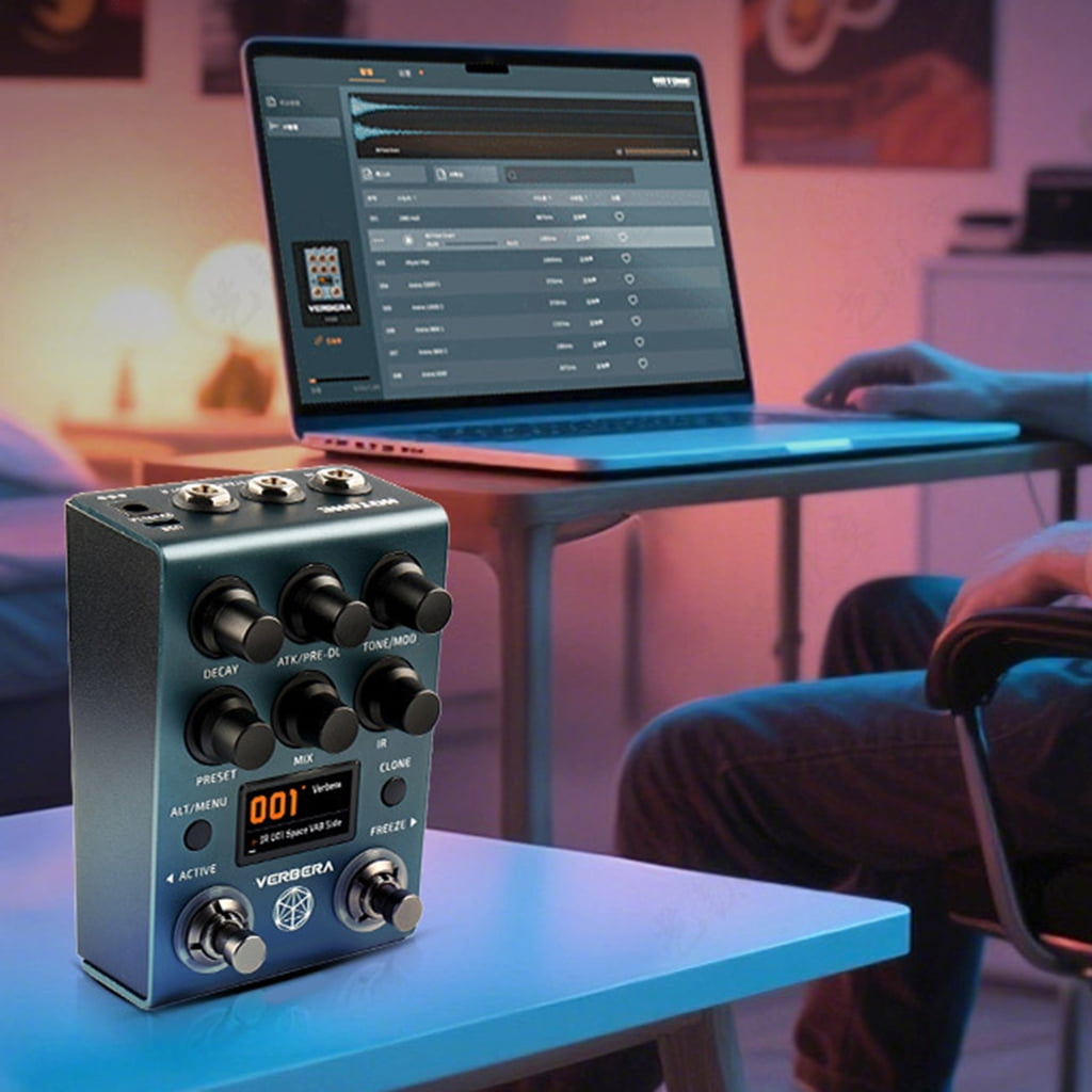 1. Multi-Effects Guitar Pedal: Distortion, Delay Modes | Customizable Parameters & Compact Design for Live Performances