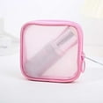 thumbnail image 7 of Compact Cosmetic Bag Mini Pocket Wallet Mesh Zipper Travel Toiletry Makeup Storage Organizer for Daily, 7 of 7