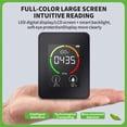 thumbnail image 3 of Portable Indoor CO2 Detector, Multifunctional Thermohygrometer, Home Digital Air Detector, Smart Air Quality Analyzer, Home Air Pollution Monitor, 3 of 4