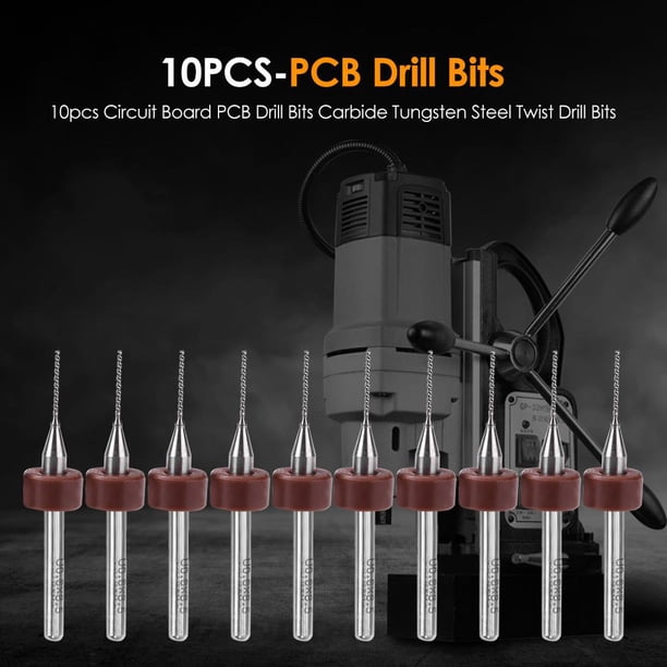 10 unids/set PCB brocas Mini mano Twist Drill herramientas rotativas de perforación de carpintería Ndcxsfigh Para estrenar