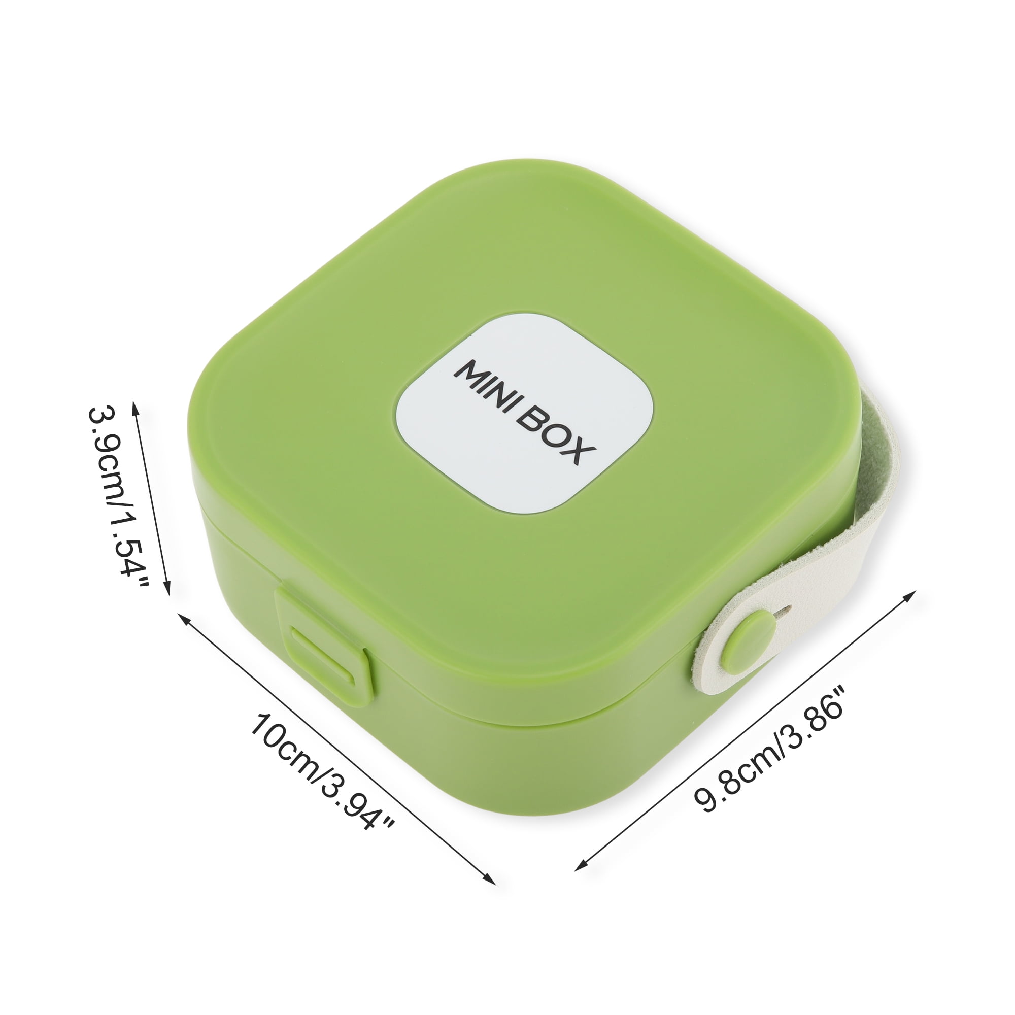 Unique Bargains Multi-Function Jewelry Box Jewelry Organizer Matcha Green
