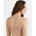 thumbnail image 3 of Maidenform Push Up & In Underwire Push-Up Bra Sheer Pale Pink/Rose Gold 36B Women's, 3 of 5