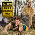 thumbnail image 6 of Caution Bigfoot Breeding Area Sign for Patio, Yard Garage or Man Cave Room Decor, 6 of 8