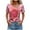 Pink, variant on White Summer Tops for Women Sexy Red Shirts for Women Plus Size Summer Clothes for Women Over 50 Shorts