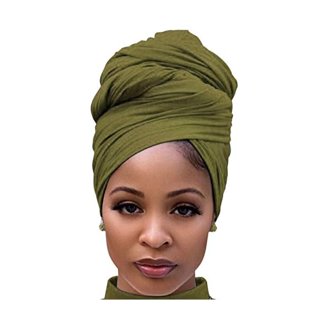 Elegant Metallic Headwrap Turban Headband in Gold Metallic - Women main image 4