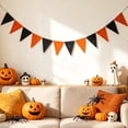 thumbnail image 2 of 5.12 Inch Autumn Pennant Banner,Colorful Triangle Flag Bunting for Home Living Room Holiday Party, 2 of 6