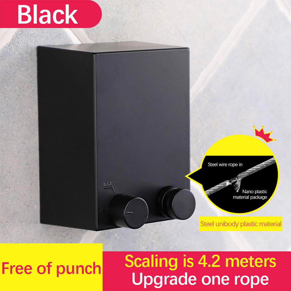 Kasachoy Retractable Clothesline Wall Mounted Clothes wall clothesline for drying clothes Drying