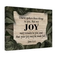thumbnail image 5 of Scripture Walls John 15:11 Joy Scripture Bible Verse Canvas Christian Wall Art Ready to Hang Unframed, 5 of 7