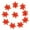 Red, variant on Christmas Decor Artificial flowers 10Pcs Christmas Flowers Trees Decor Glitter Wed Birthday Party Decor For Christmas Household Imitation
