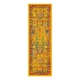 thumbnail image 3 of Unique Loom Calypso Collection Area Rug - Kaiso (2' x 6' Runner Yellow/Blue), 3 of 7