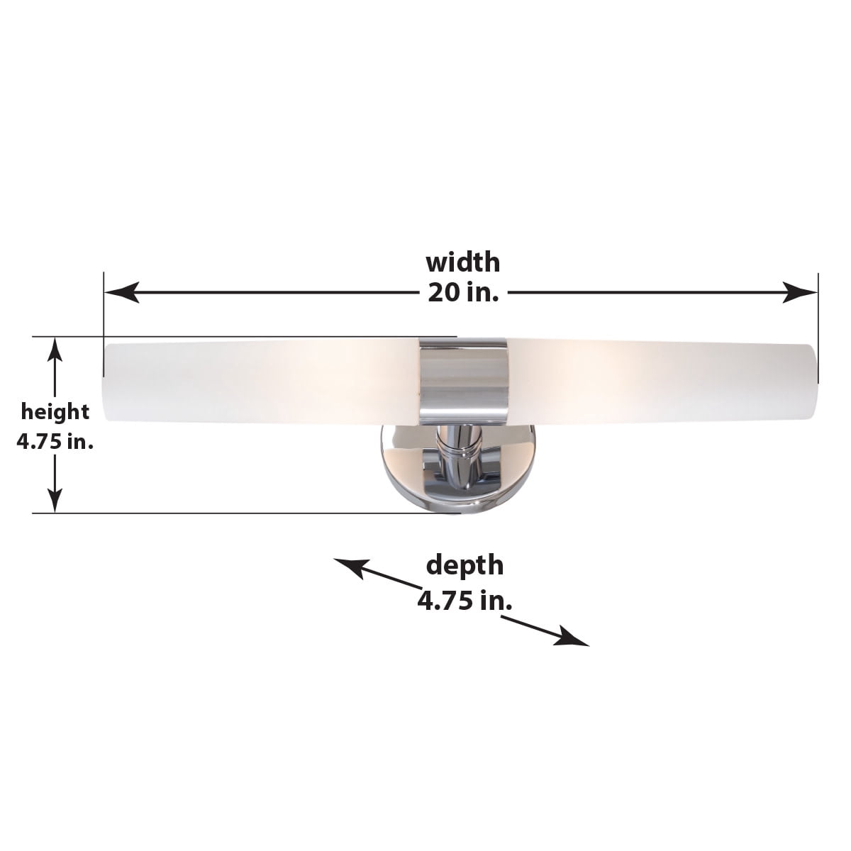 George Kovacs Saber Brushed Nickel 2-Light Wall Sconce