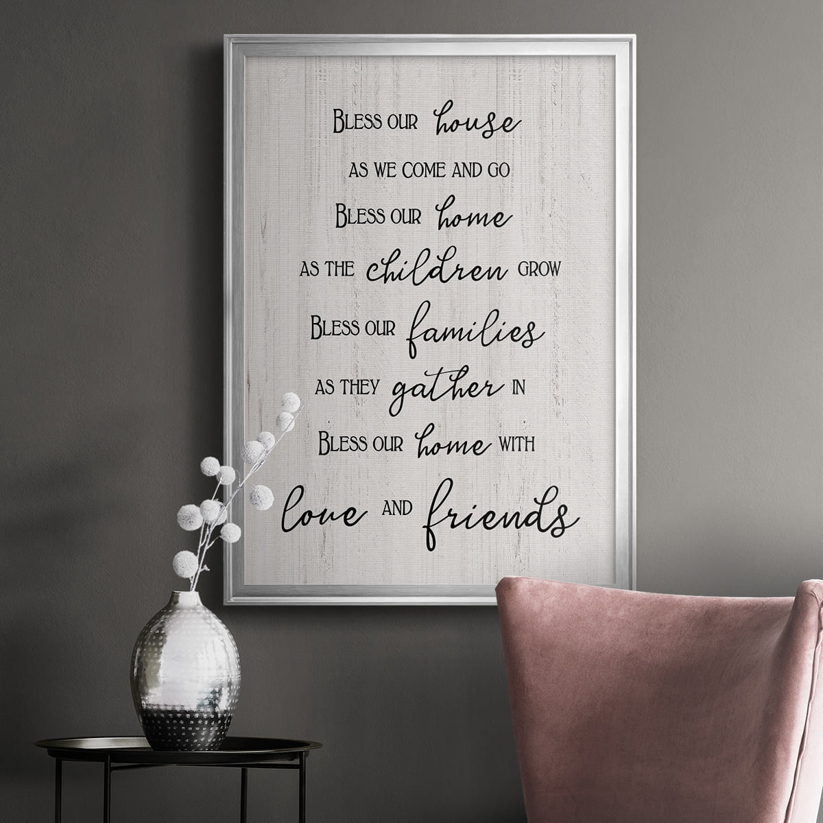 Love and Friends Premium Framed Print - Ready to Hang