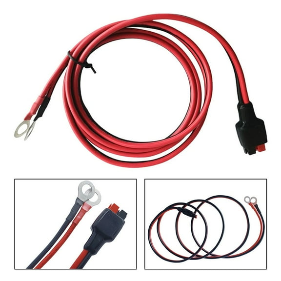 45A For Anderson Connector To O-Ring Terminal Battery Connector Cable 10Awg 1M YIWEI