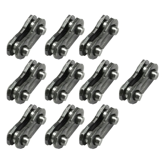 JIAHAOO Chainsaw Chain Connecting Links Steel 10 Pcs for .325 .058 Chains Repair Secure Durable Easy to Install Quick