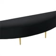 thumbnail image 2 of TOV Furniture Bianca Black Velvet King Size Bench, 2 of 3