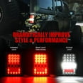 thumbnail image 6 of Xprite Destroyer Series Red LED Taillights For 2007 - 2018 Jeep Wrangler JK, 6 of 7