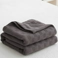 thumbnail image 5 of EUDIDV Cooling Blanket Thermal Blanket;Cotton Knitted Gauze Cover Blanket Layer Thread Blanket Towel Quilt Double Cotton Conditioning Quilt Summer Quilt Small Blanket, 5 of 6