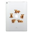 thumbnail image 2 of FINCIBO 5" x 5" Vinyl Decal Sticker For Notebook, Ipad - Highland Cows, 2 of 5