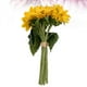 thumbnail image 5 of Ramo de flores artificiales de 6 flores de simulación para decoración del hogar o boda., 5 of 7