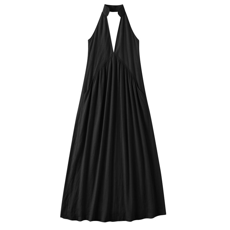 blue halter neck formal dress Sparkly High-Low Ruffle Halter Neck Wedding Guest Dress