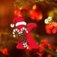 thumbnail image 3 of Colgante de árbol de Navidad de acrílico 2D con letras | Juego de 26 adornos con iniciales del alfabeto para decoración navideña, 3 of 6